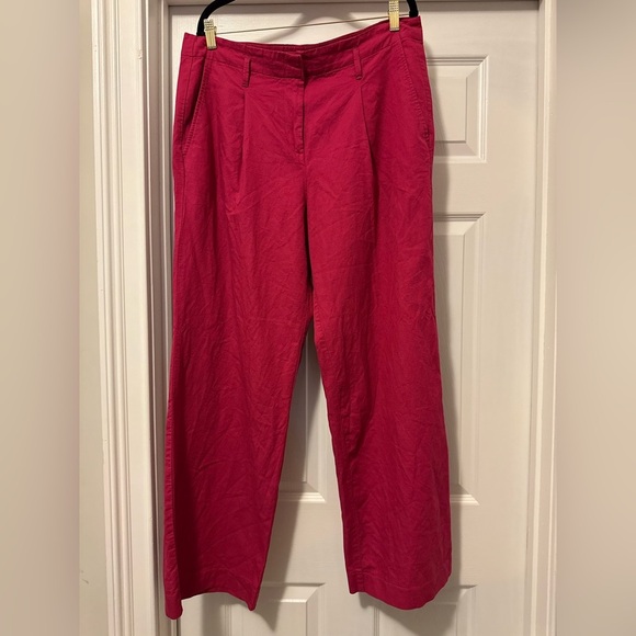 Ann Taylor Factory Pink Wide Leg Jumpsuit - Picture 1 of 7